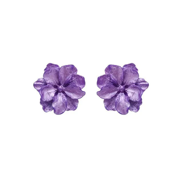 Korean Modern Flower Earrings