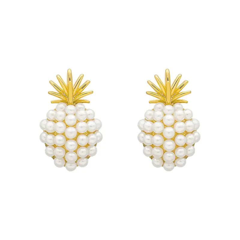 Pineapple Pearl Earrings