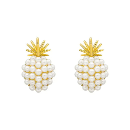 Pineapple Pearl Earrings