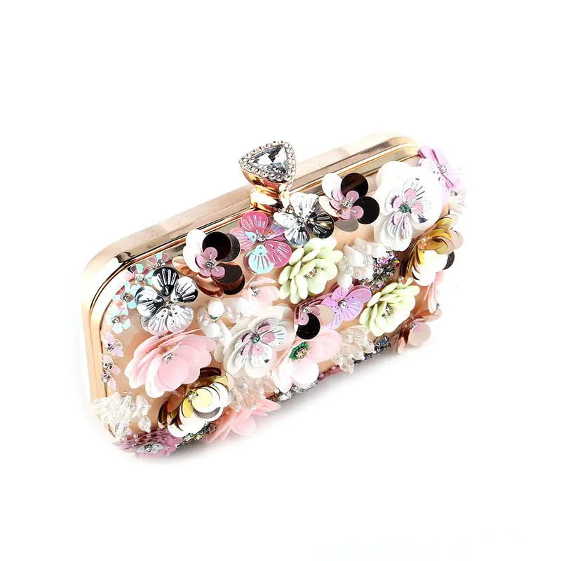 Luxury Flower Evening Bag