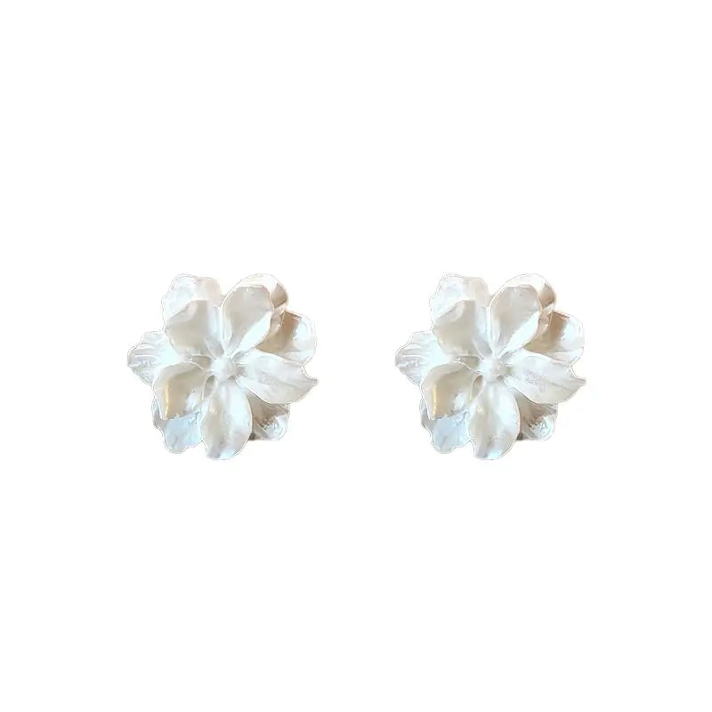 Korean Modern Flower Earrings