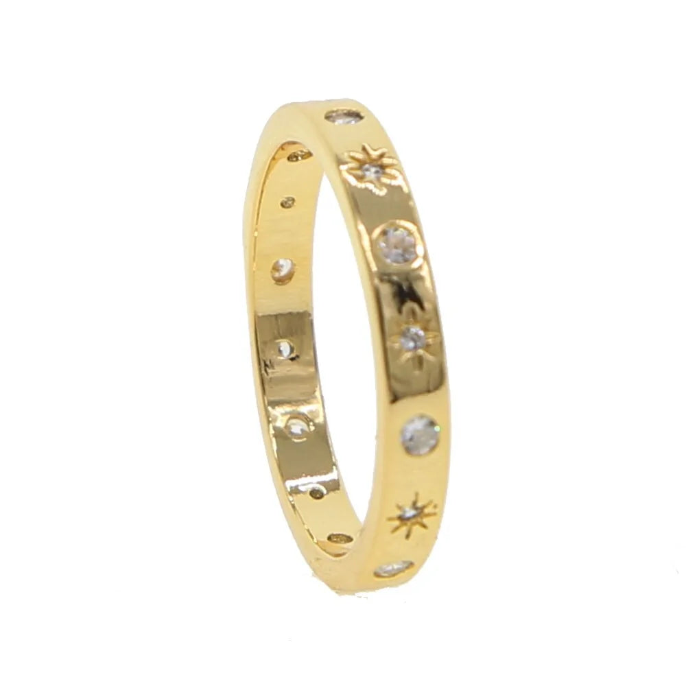 Gold Color Band Ring