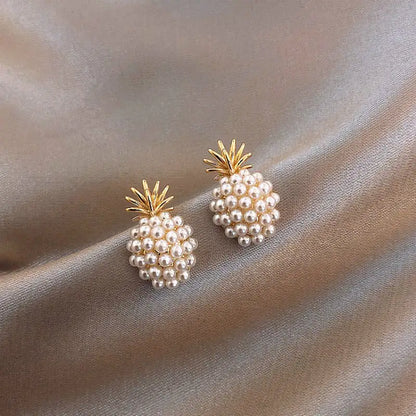 Pineapple Pearl Earrings