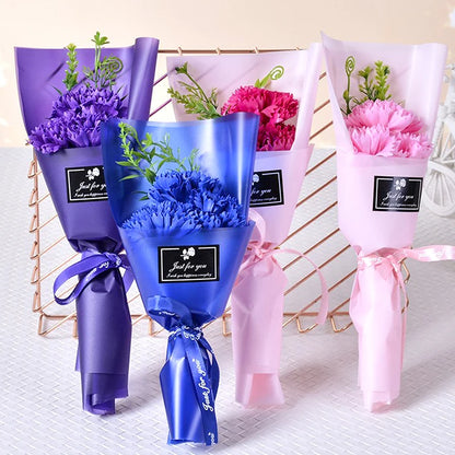 New Soap Flower Artificial Rose Bouquet