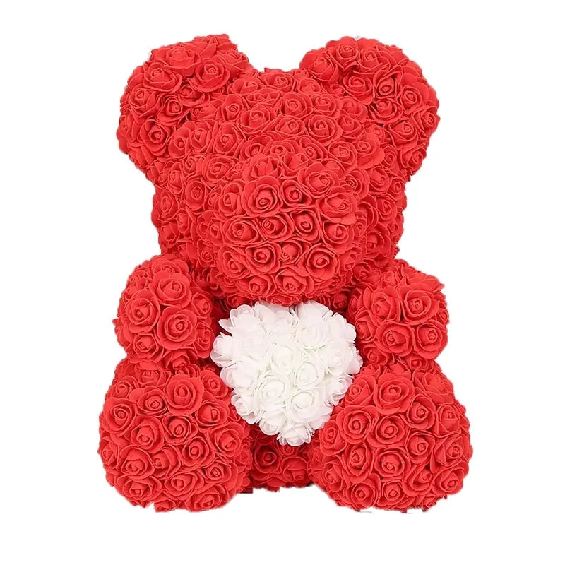 Flower Rose Teddy Bear