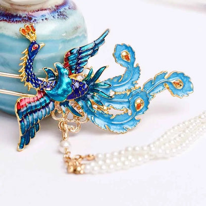 Crystal Phoenix Hair Accessories