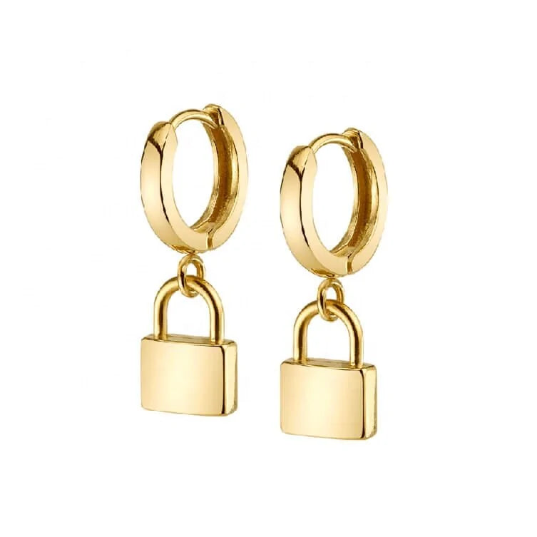 Lock Earrings