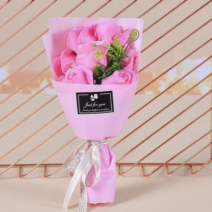 New Soap Flower Artificial Rose Bouquet