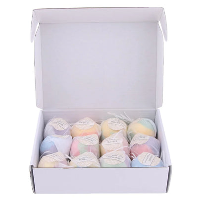 Scented Bubble Bath Salt Essential Oils Set - 12pcs/Box