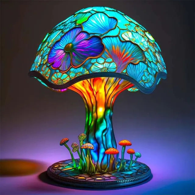 Creative Stained Plant Series Table Lamp